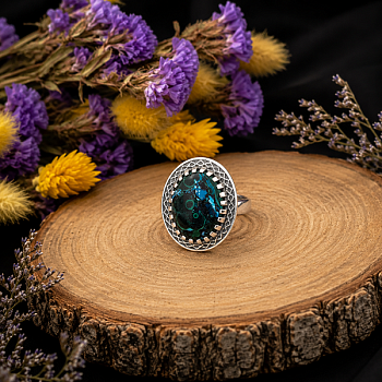 Серебряное кольцо Мелодия